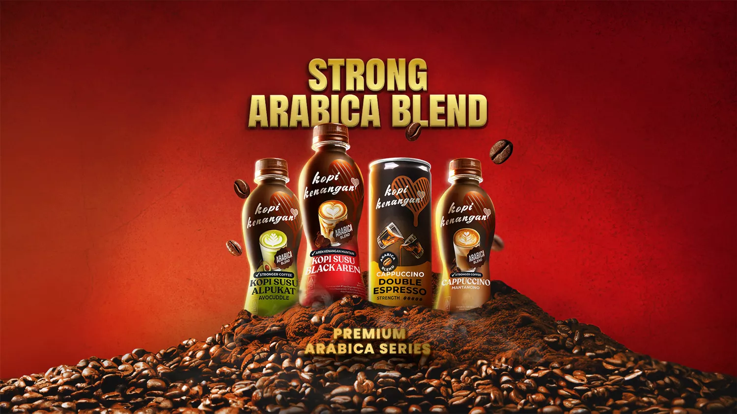 Rangkaian Kopi Kenangan Stronger Arabica dan Double Espresso