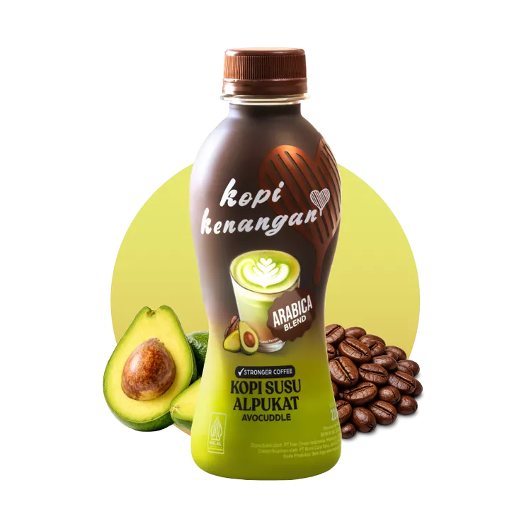 Kopi Susu Alpukat Avocuddle