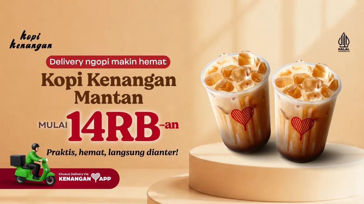 Promo App Delivery: Beli Kopi Kenangan Mantan Mulai 14RB-an Aja!