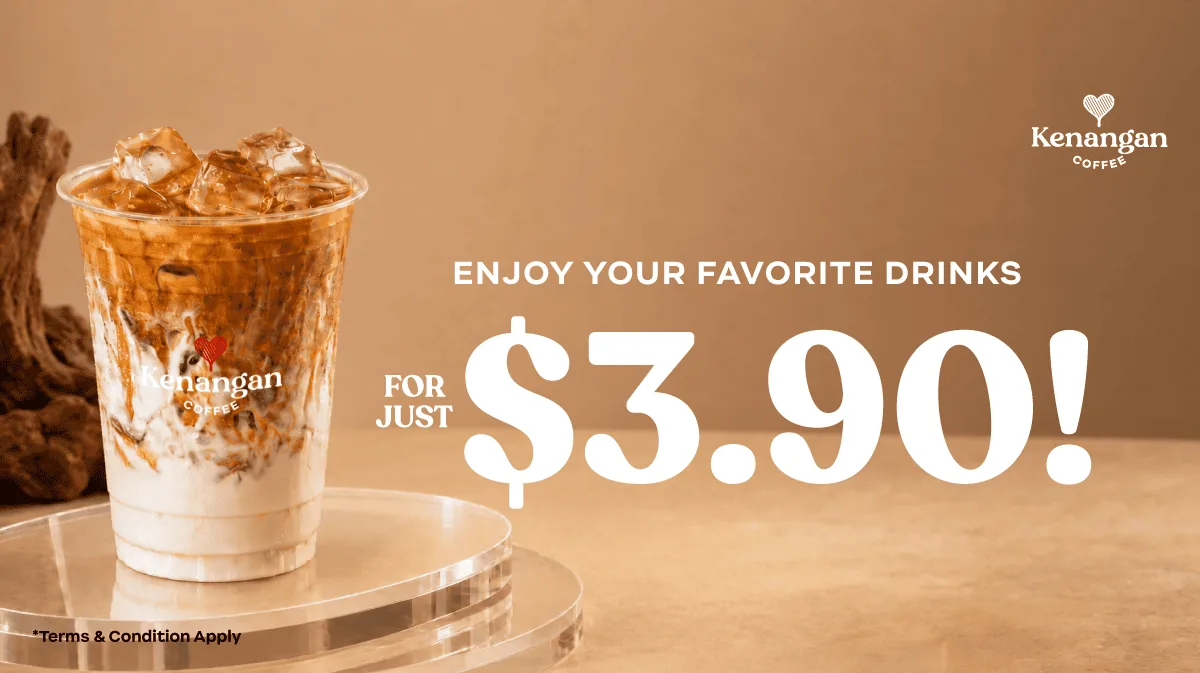 Kenangan Coffee Promo: Enjoy Your Favourite Drinks for Just S$3.90!