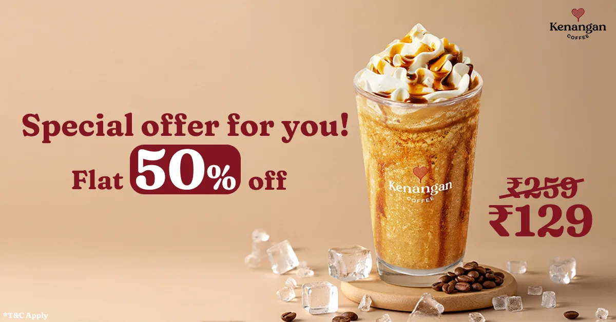 Kenangan Coffee App Welcome Offer: Get 50% Off Your First Treat!